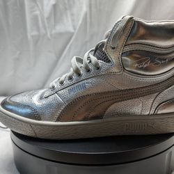 Puma Ralph Sampson Metallic Silver