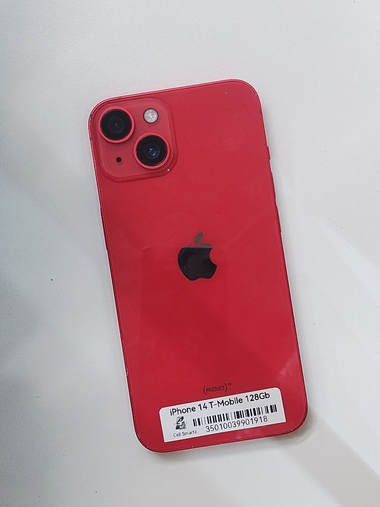 Red 128Gb 14 Clean With Warranty 💯 For T 📲 Mobile