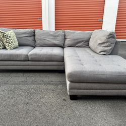 Gray Thomasville Costco Sectional Sofa Couch - FREE DELIVERY 🚚 