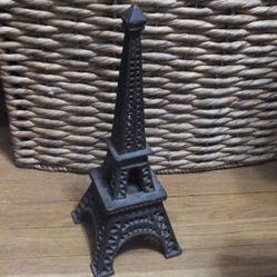 Vintage Cast Iron Eiffel Tower Candle Lantern 