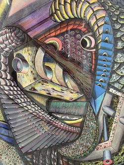 Abstract Paintings Hand Signed By Henry Stephens, Giclee On Canvas New Professional Frames