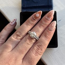 Engagement and Wedding Band