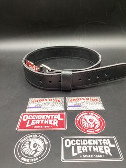 OCCIDENTAL LEATHER 2 IN LEATHER WORK BELT**(FINANCIAMOS/WE FINANCE)**