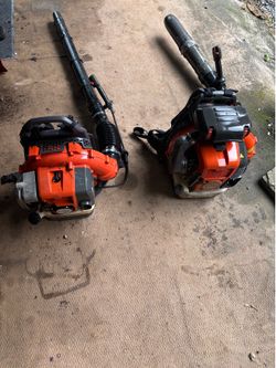 2 Backpack blowers