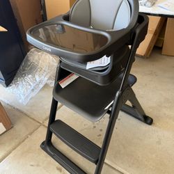 Baby High Chair, Convertible High Chair for Infants and Toddlers, Mealtime Stool, Foldable and Easy to Clean, Space-Saving Design, Adjustable