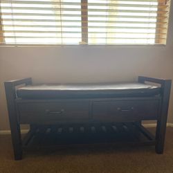 Shoe Bench With Storage