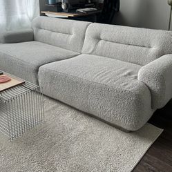 CB2 Logan Boucle Sofa