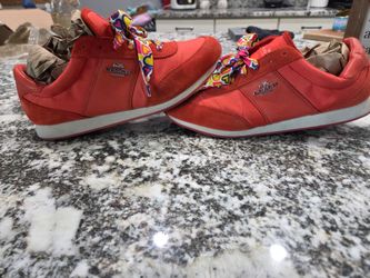 Coach sneakers size 9 red tennis