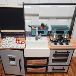 KidKraft Wooden Play Kitchen – with Accessories