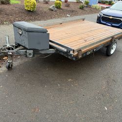 2020 Flat Bed Trailer 5x10