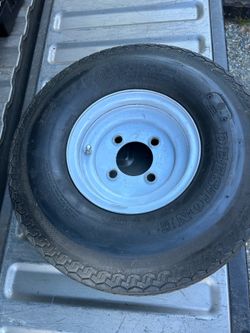 4 Lug Trailer Tires and Rims (4)
