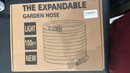 100 Ft Expandable Garden Hose With Spray Nozzle