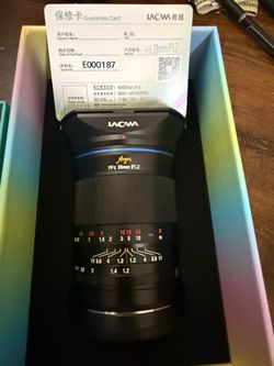 Laowa Argus 28 mm f/1.2 lens