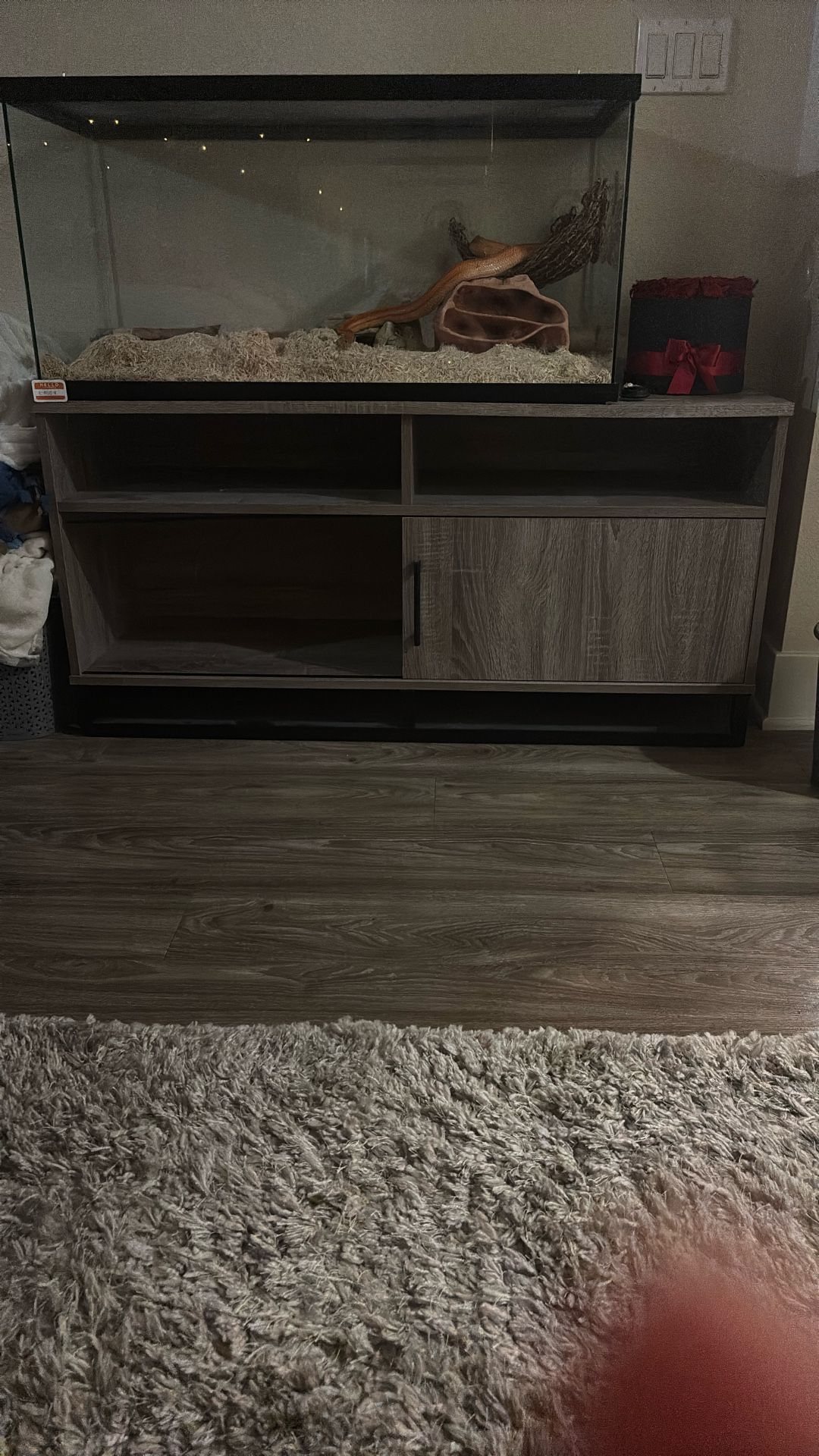 MUST GO BY THURSDAY - Modern Wood TV Stand with Storage