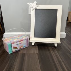 50pc Chalk & Chalk Board Set