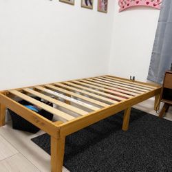 Solid Wood Twin Bed Frame