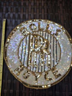 Gold Sequin Rolls Royce Luxury Applique