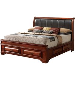Queen Sleigh bed for sale