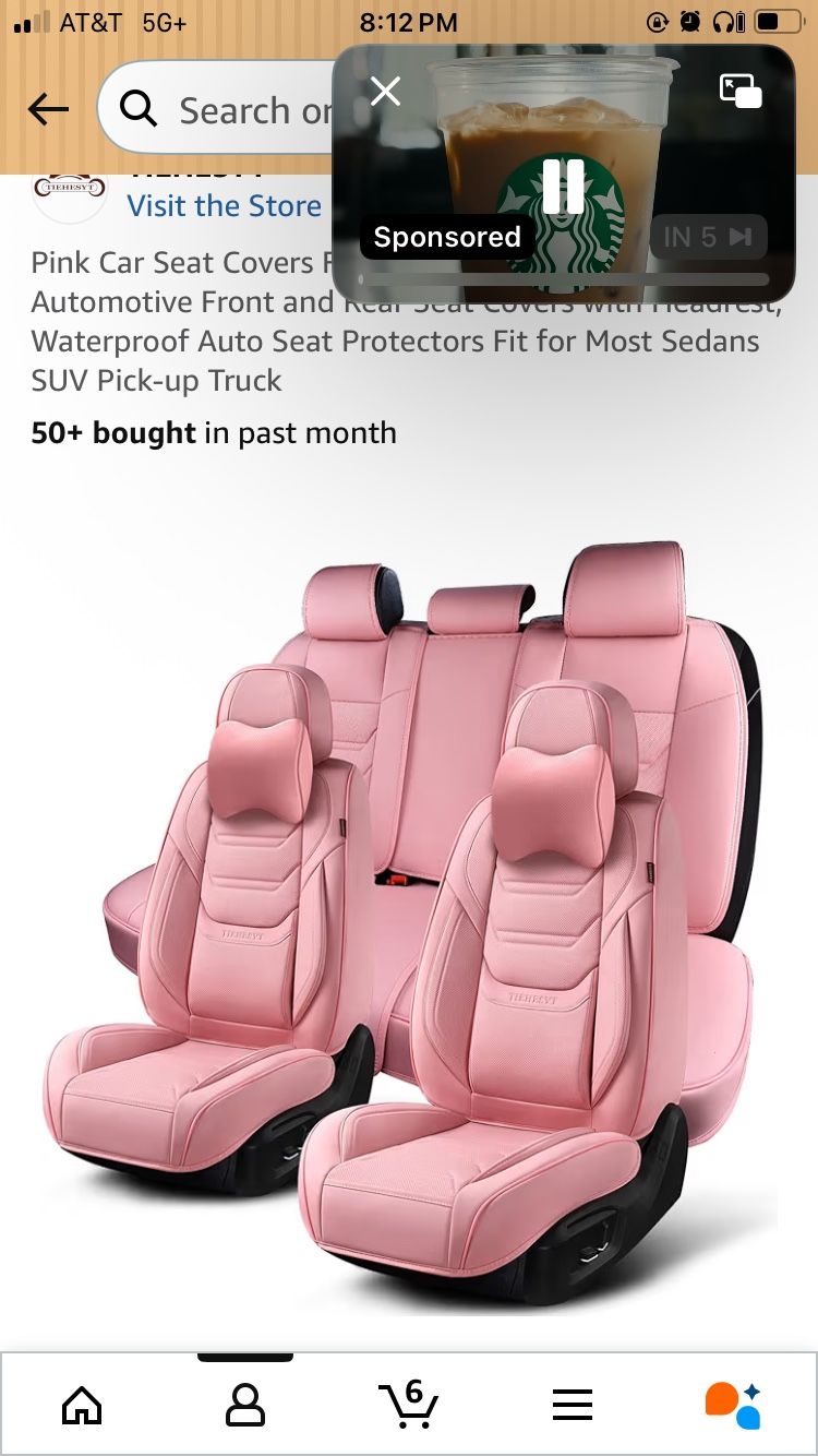 Pink Car Seat Covers