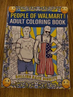 People of Walmart adult coloring book