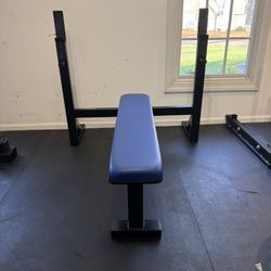 Commercial-Grade Pro Maxima Olympic Flat Bench — Older Model, Strong & Reliable