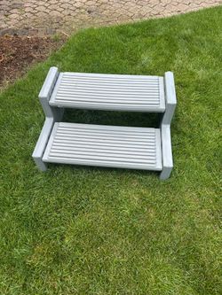 Plastic Hot Tub Steps
