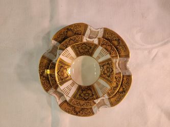 Vintage Johann Seltmann Vohenstrauss 3pc Porcelain Set 