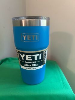 Yeti Rambler 20oz Stackable Cup Big Wave Blue Limited Edition Retired (New)