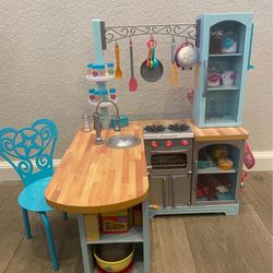 AG American Girl Doll kitchen & accessories $145