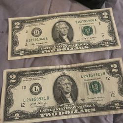 Two 2 Dollar 2009 2017 Open To Offer