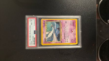1st edition neon revelation lugia psa 8
