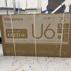 Hisense 75” U6K 4k Smart Tv 
