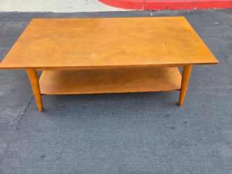 Mid-Century Modern 2-Tier Coffee Table