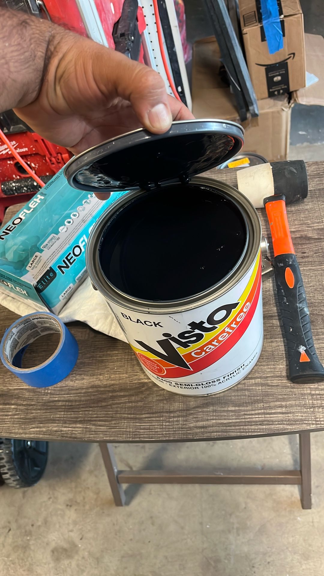 $10 Black Paint