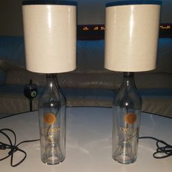 Twin TYCOON Cognac LAMPS