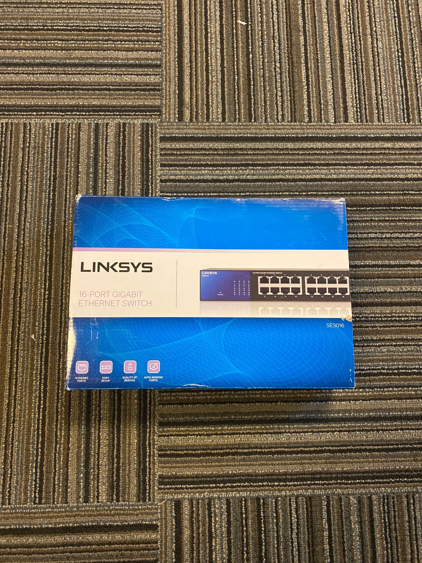 Linksys 16 port gigabit Ethernet switch router