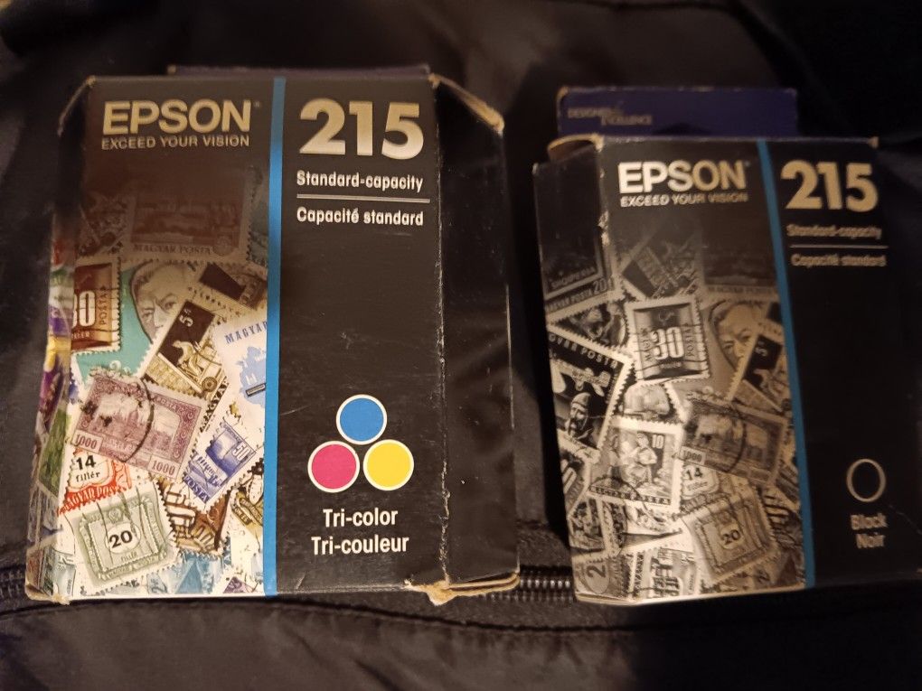 Epson 215 Black/ 215 Color Printer Ink 