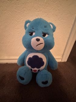 Blue care bear grumpy bear plush toy