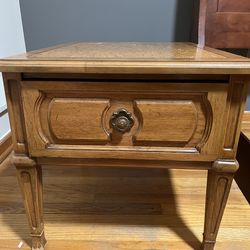 Wood rectangle coffee table
