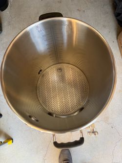 Spike 15 gallon Bottom Drain Mash Tun with Grain Door