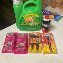 Gain  , Gillete Foamy, Skintimate Razor, Blade Razor S