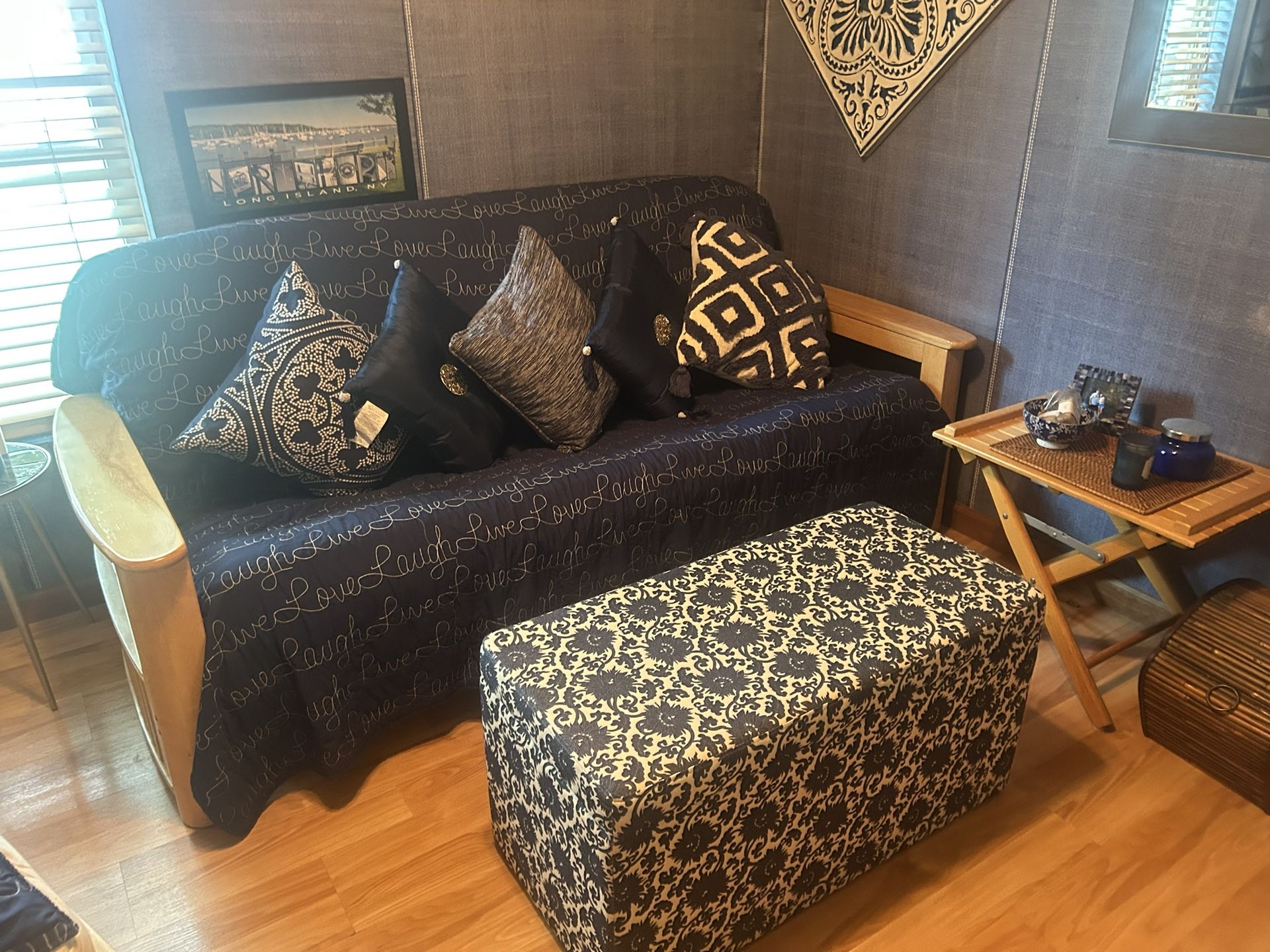 Futon Couch And Chair Set
