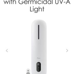 Humidifier With Uv Light And Essential Oil Diffuser