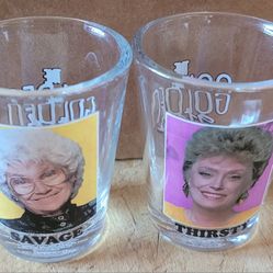Golden Girl Shot Glasses