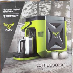 New Heavy Duty OXX COFFEEBOXX Green Single-Serve Job Site Coffee Maker