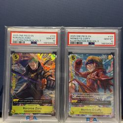 One Piece Vol 3 Luffy And Zoro  Sequential PSA 10