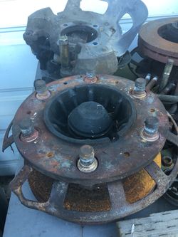 1983 Isuzu NPR front rotors and calipers