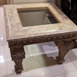 Stone Side Table