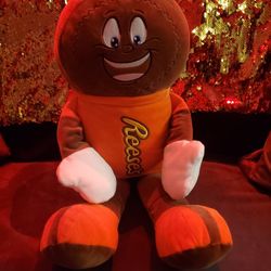 Rare! 22" Long Reese Hershey's Chocolate World Reese's Jumbo Ultra Soft Plush.