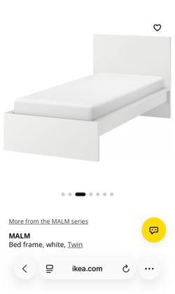 IKEA MALM Bed frame, white, Twin